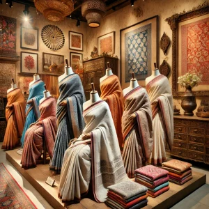 pure linen sarees online