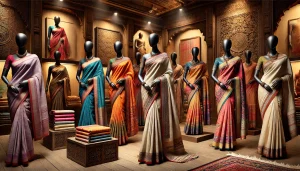 Buy Pure Indian Linen Sarees Online