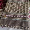 Soft Pure Cotton Sarees For Wedding in Grey Color