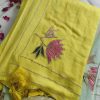 Mul Cotton Sarees For Working Professionals in Yellow Color