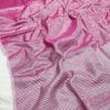 Silk Tissue Saree For Teachers In Pink Colour