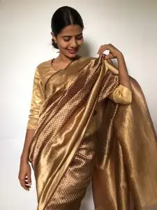 Silk Tissue Saree for Teachers