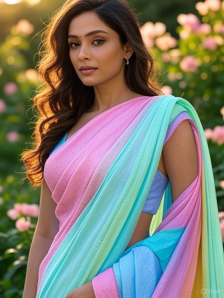 Tissue Saree Styling Ideas in 2025