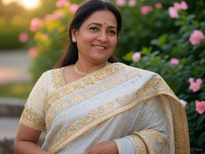 How to wear Traditional Tissue Sarees