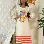 पक्षी प्रभा ( PAKSHI PRABHA) Hand Painted Bird Kurta Set – Off White